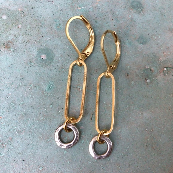 Sundance Charm Dangle Link Earrings - Picture 3 of 11